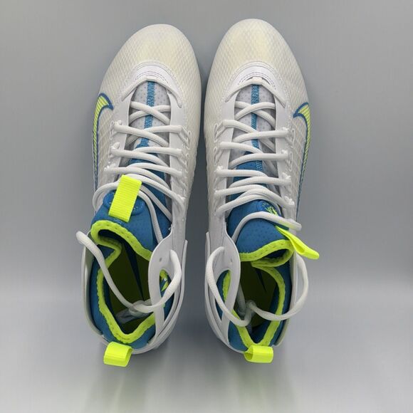 Nike Huarache 9 Elite Mid Lax SE Lacrosse Cleats Men\'s Size 11 White FV6149-100 main image 4